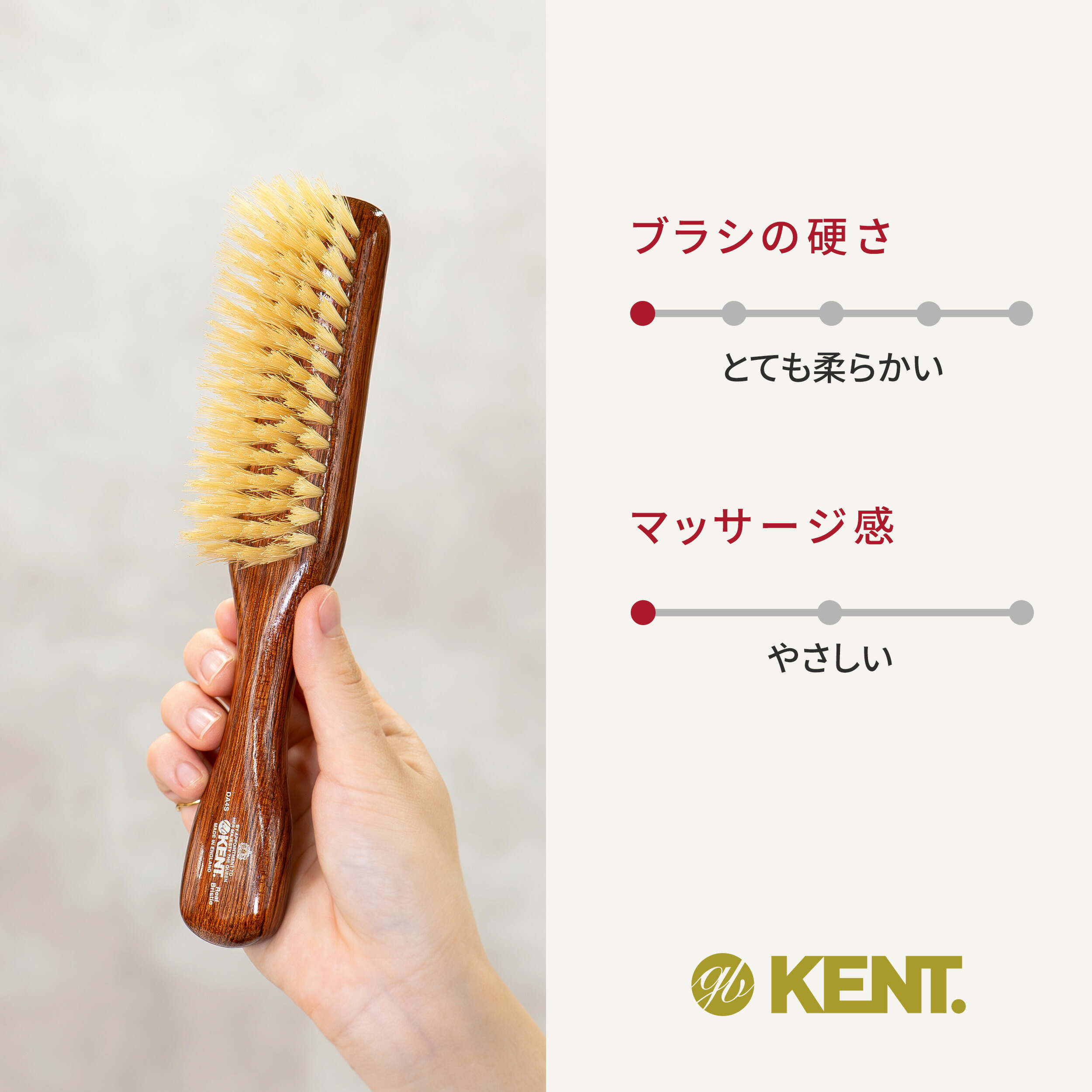 楽天市場】【GB KENT 公式】ケント 高級 豚毛ヘアブラシ 英国王室