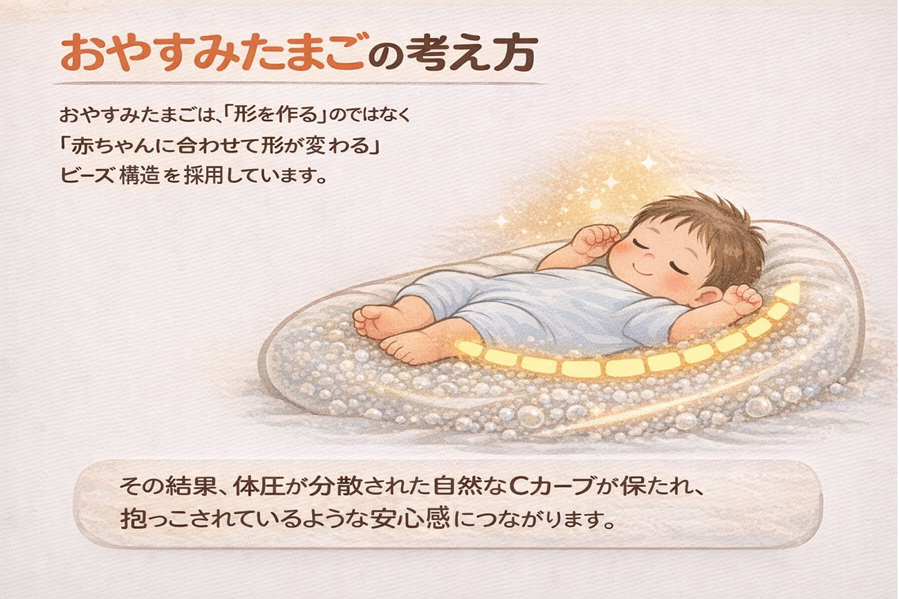 楽天市場】『おやすみたまご』体圧分散Cカーブ 授乳クッション ベビー