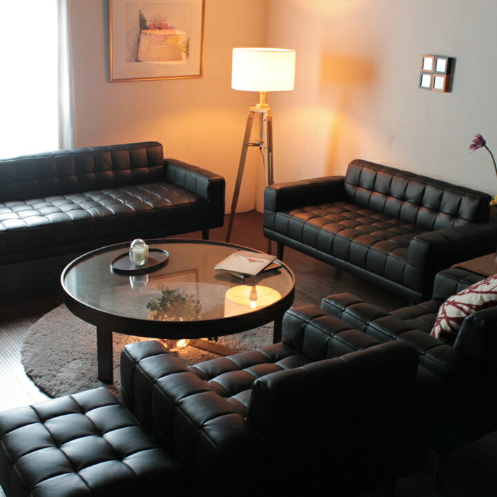 楽天市場】ソファ ソファー 本革 3人掛け ローバックソファ ダイニング