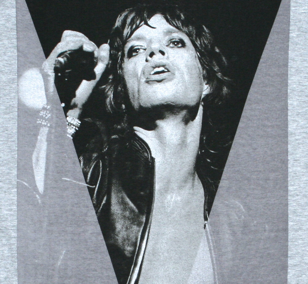 楽天市場】The Rolling Stones / Mick Jagger Tee 3 (Heather Grey