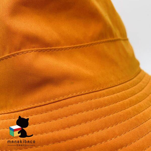 楽天市場】エルメス HERMES オレンジ バケットハット Hロゴ 刺繍