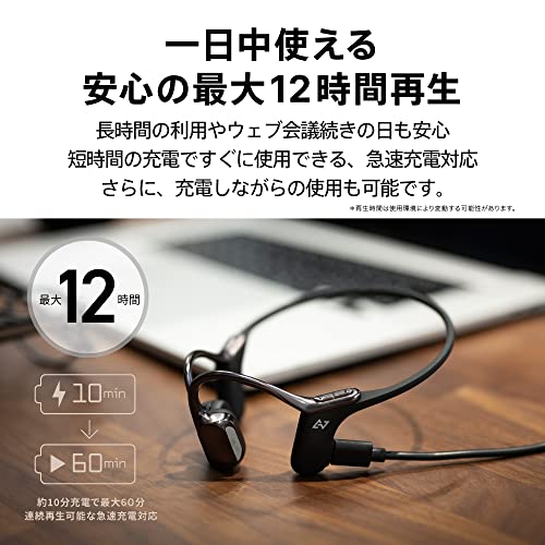 楽天市場】AVIOT WB-E1M 骨伝導 ヘッドセット ブルブームマイク同梱