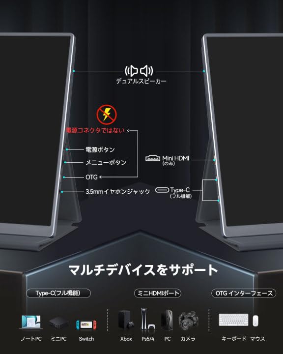 楽天市場】Intehill モバイルモニター 4k 16 インチ 黄金比16:10