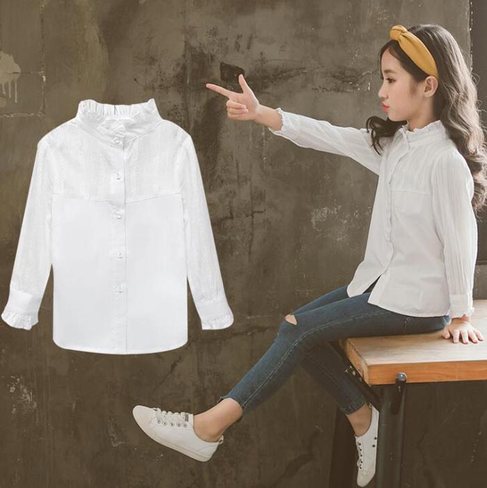 楽天市場】一部即納長袖シャツ 入学式シャツ 七五三 ブラウス 女の子