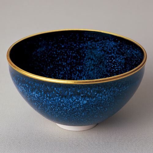 楽天市場】馬場九洲夫 銀河『 天目型茶碗 』 金彩 有田焼 真右エ門窯