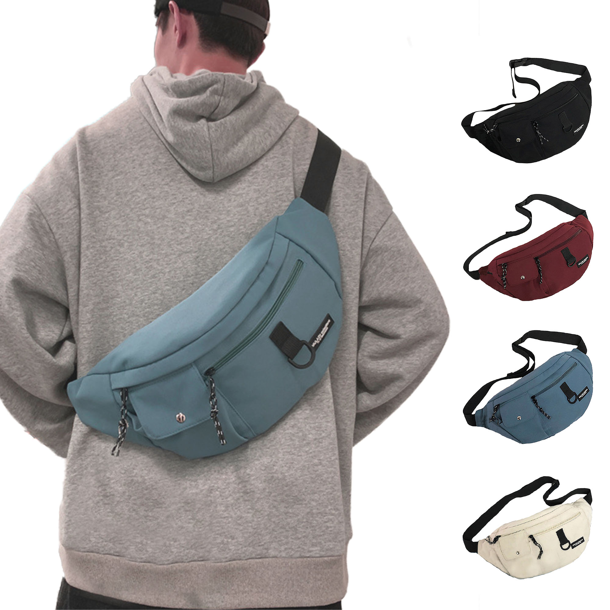 楽天市場】ウエストポーチ ウエストバッグ WBNL001 軽量 大きめ