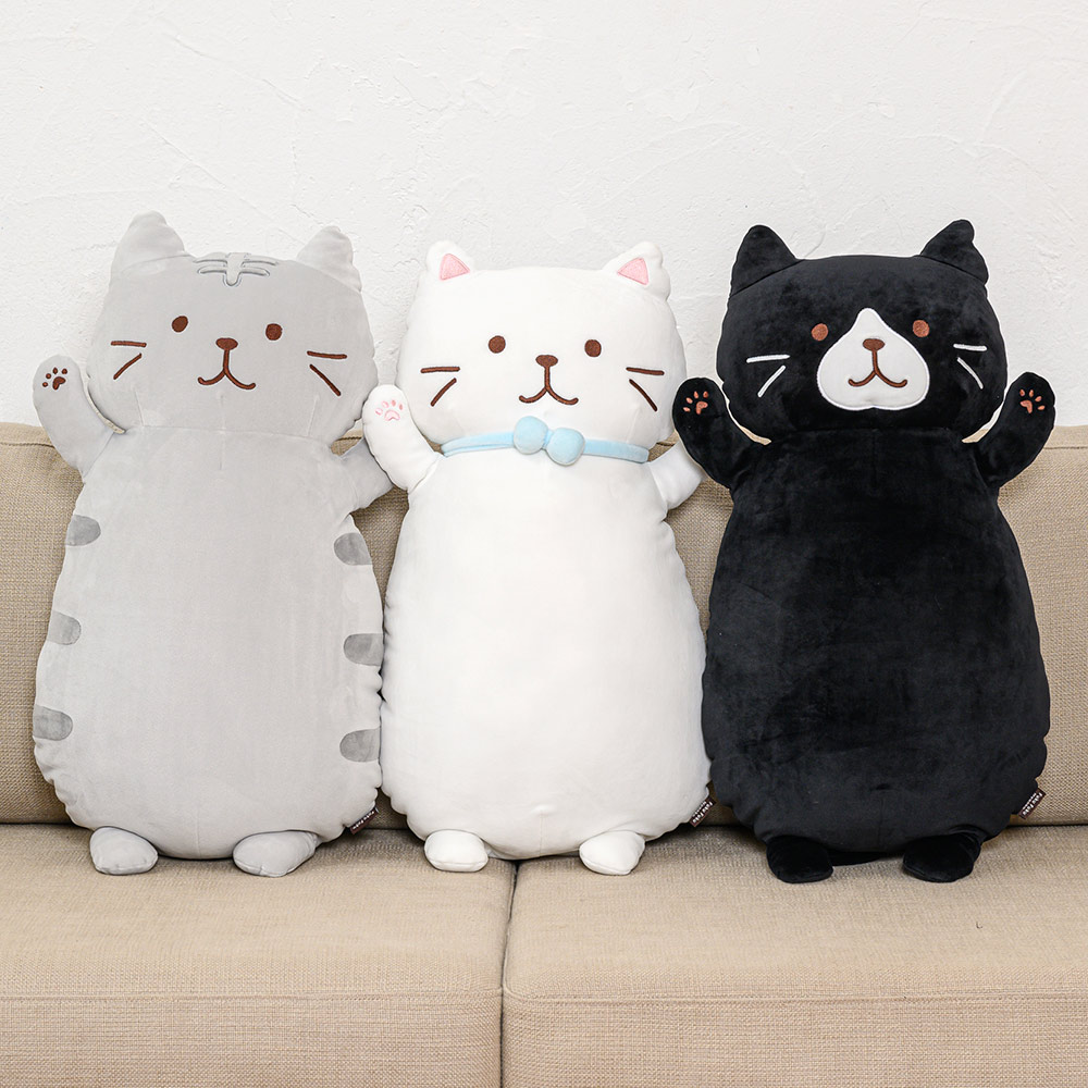 楽天市場】もっちり抱きぐるみ ぬいぐるみ 猫 可愛い ギフト 抱き枕