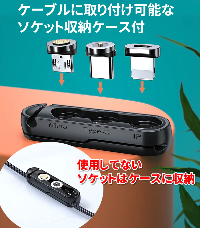 楽天市場】充電ケーブル 3in1 iphone ライトニングケーブル スマホ