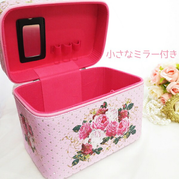 楽天市場】新生活！ 再入荷！ ローズ柄 きらきら ハートラメ メイク