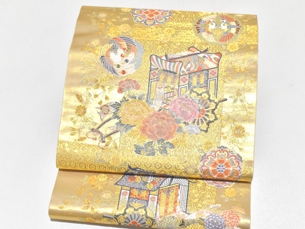 楽天市場】高級袋帯 本金箔 豪華 西陣織 長嶋成織物謹製 フォーマル用