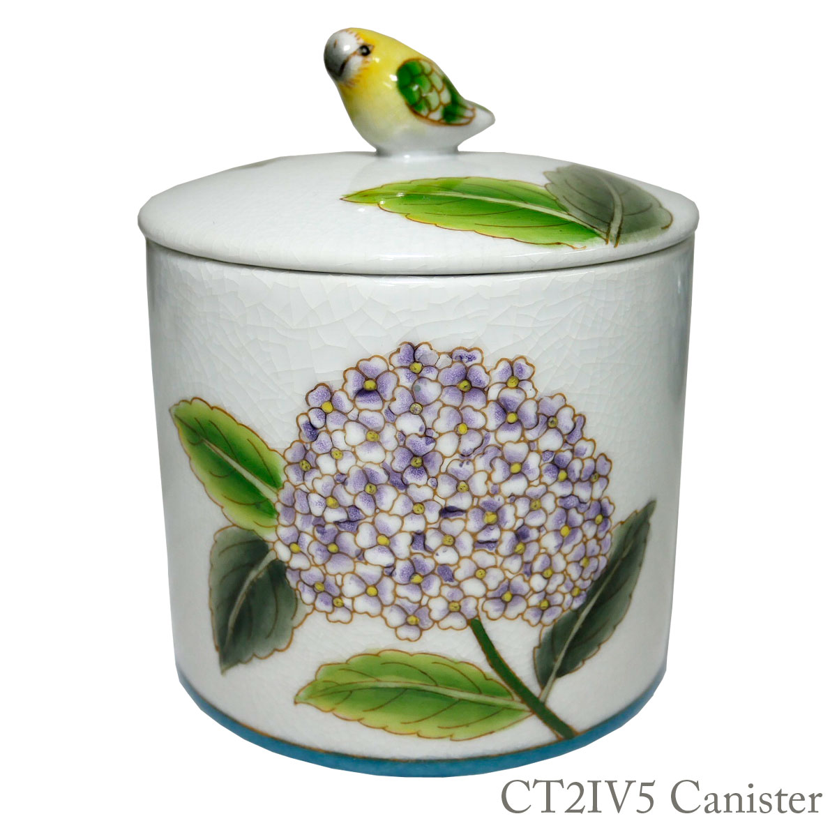 楽天市場】シノワズリ 装飾 オーナメント キャニスター 花鳥柄 陶器