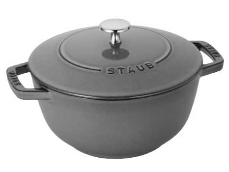 楽天市場】【公式】【生涯保証】 ストウブ ワナベ L グレー 20cm STAUB