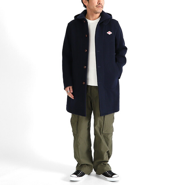 楽天市場】DANTON ダントン ウールモッサ 2WAY フードコート JD-8454