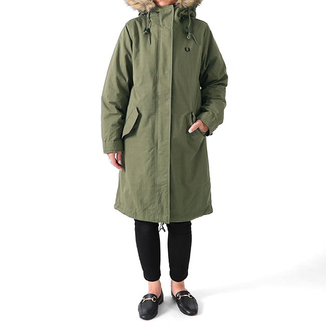 楽天市場】Fred Perry フレッドペリー ライナー付き モッズパーカー