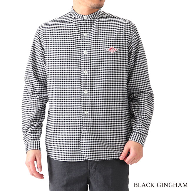 楽天市場】DANTON ダントン チェック オックスフォード バンドカラー