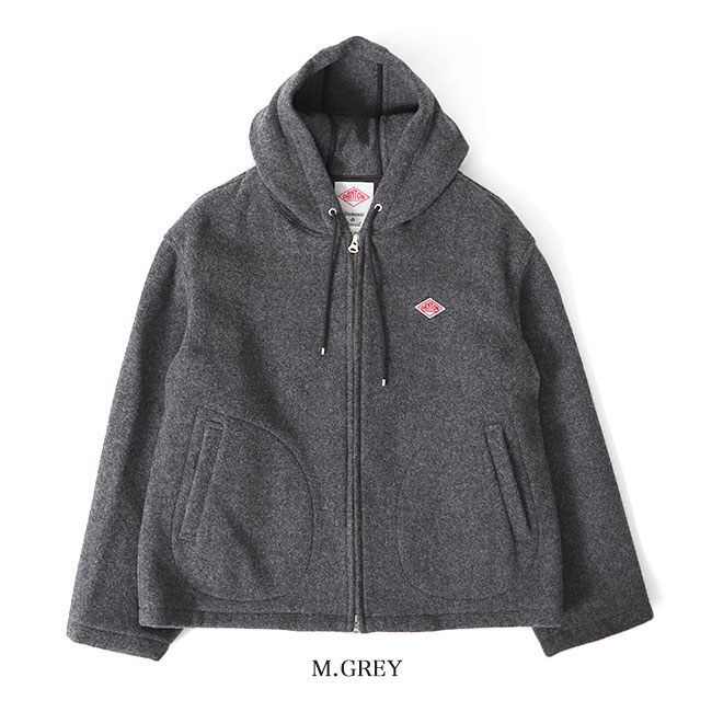 楽天市場】DANTON ダントン ウールライトパイル フード付き ジップ