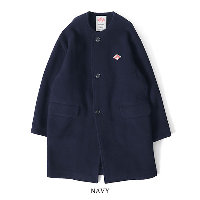 楽天市場】DANTON ダントン ウールパイル カラーレス ウールコート DT