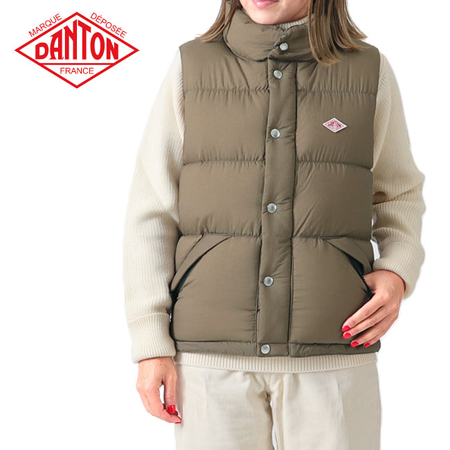 楽天市場】DANTON ダントン ハイロフト ホワイトグース ダウンベスト