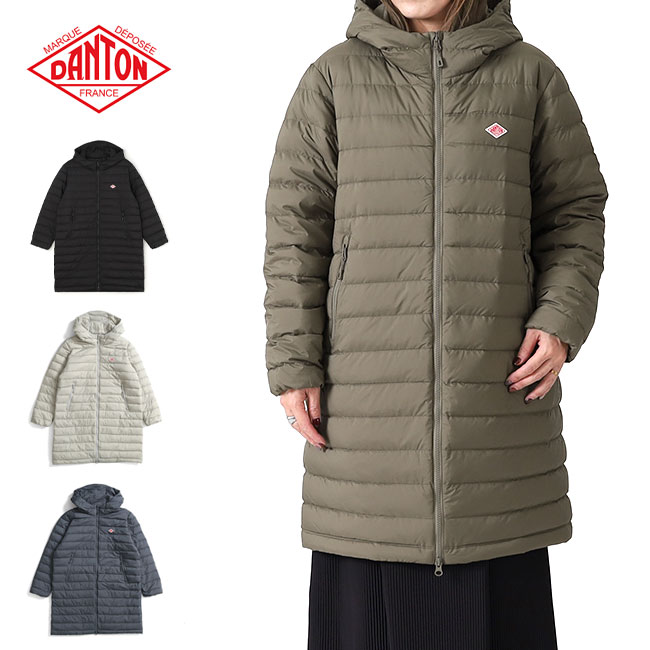 楽天市場】DANTON ダントン ナイロンタフタ フード付き ライトダウン