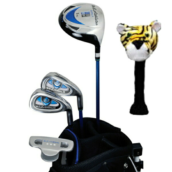 楽天市場】USアスリート ジュニア用ゴルフセット USCS-5755 （ブルー