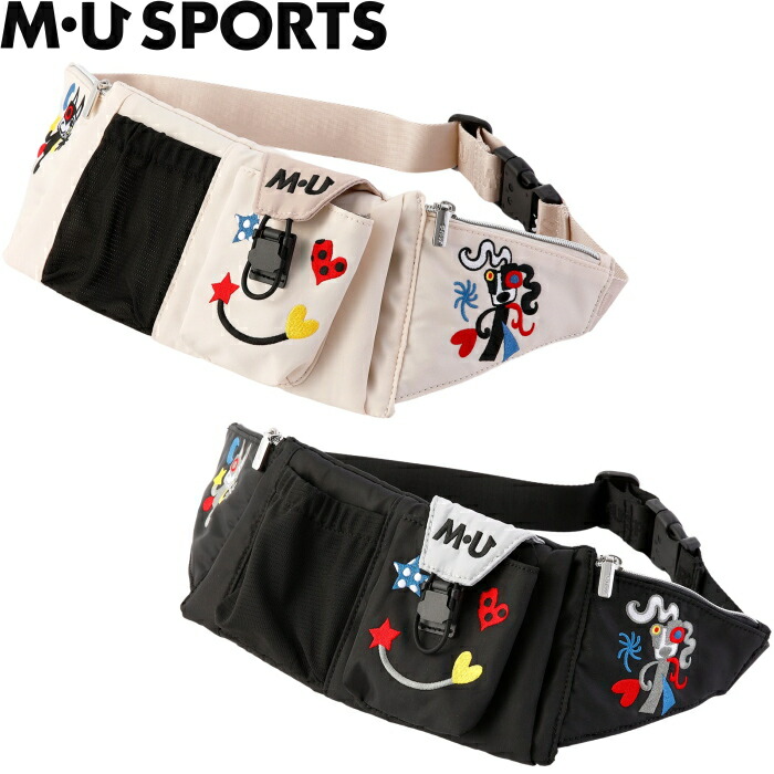 楽天市場】M・U SPORTS MUスポーツ 703R2032 多機能ウエストポーチ