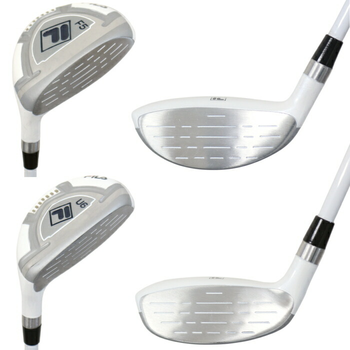 楽天市場】FILA フィラ レディース ゴルフセット クラブ8本＋キャディ