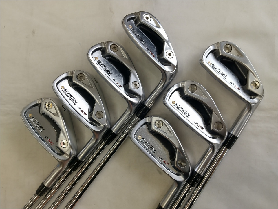 楽天市場】【中古】エポン AF-506 アイアンセット Rフレックス 38.0