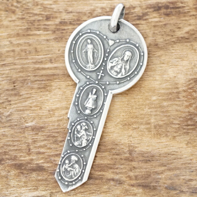 楽天市場】マリア ネックレス キー 鍵 シルバー 925メンズ ロック