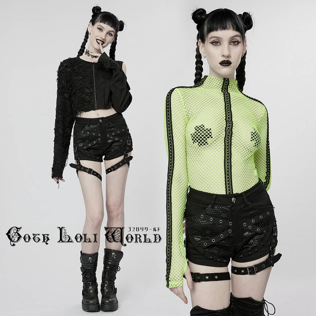 楽天市場】当日発送 即納 WK-545XDF-BK パンクファッション ショート