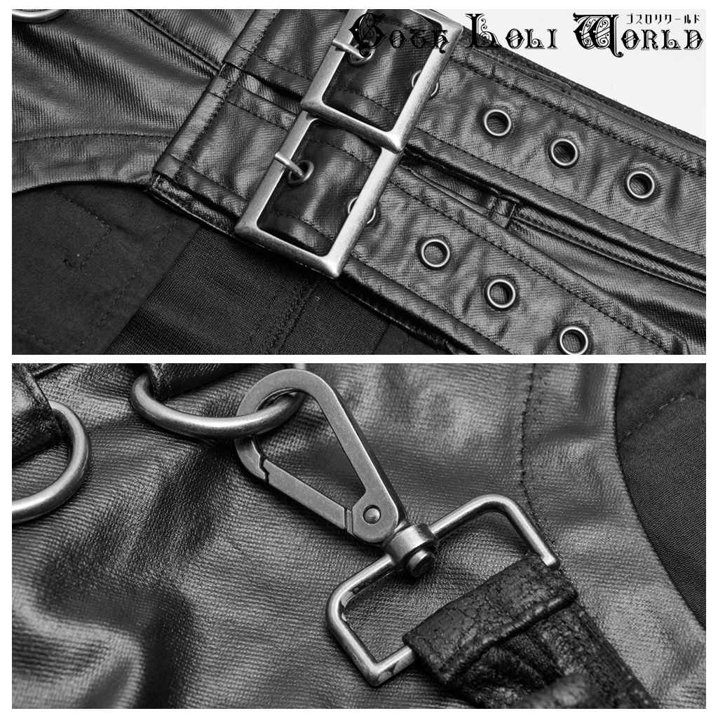 楽天市場】当日発送 即納 WQ-436BQM-BK パンク ロック ファッション