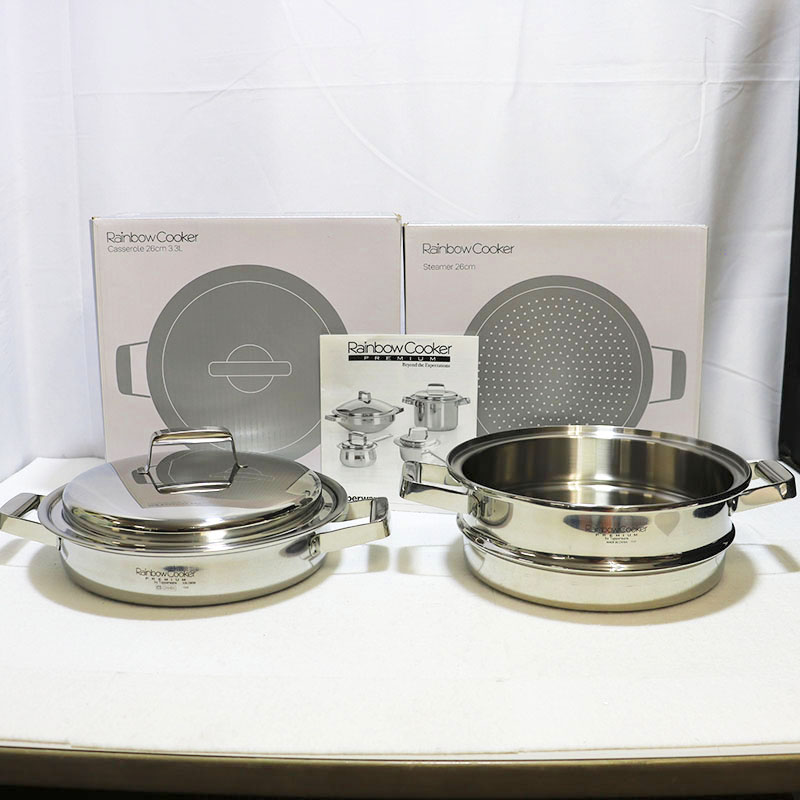 楽天市場】◇新品未使用 タッパーウェア レインボークッカー 26cm 浅鍋