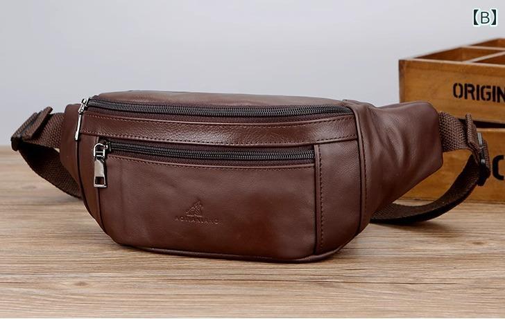 楽天市場】ランニングポーチ ウエストポーチ レザー 革 スポーツ