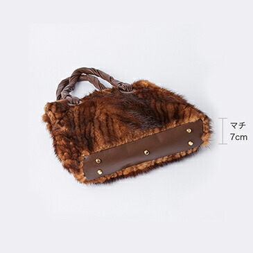 楽天市場】イタリア製 ミンクファーバッグ シルバーブルー（サファイア