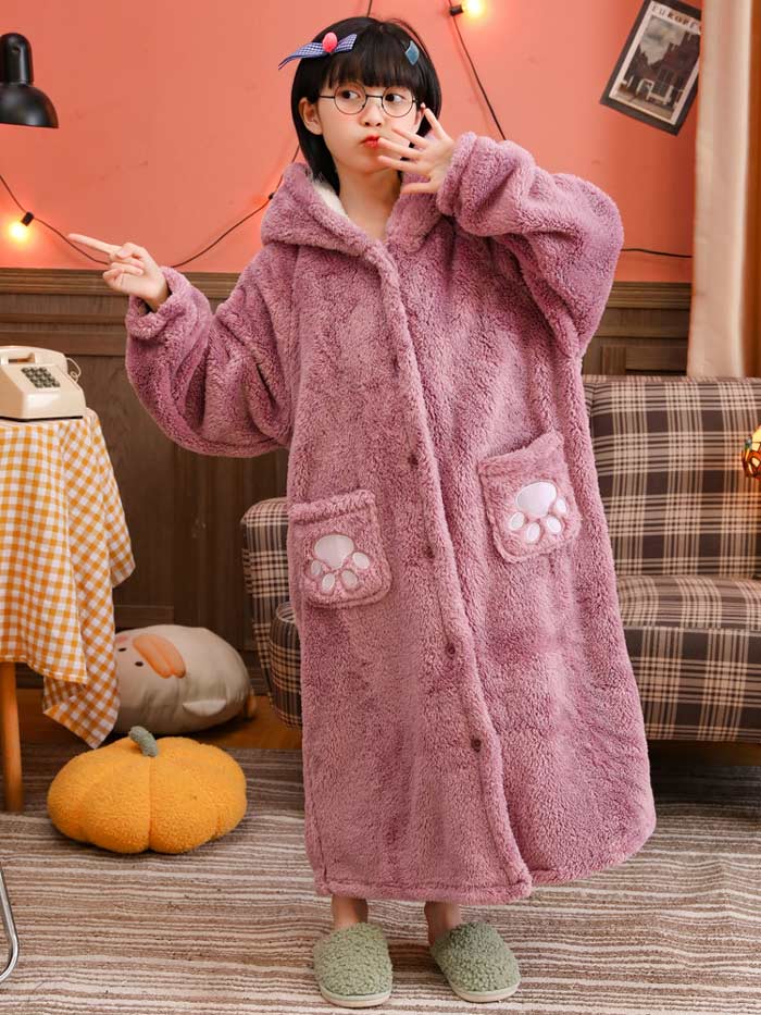 楽天市場】ルームウェア バスローブ キッズ パジャマ ガウン 寝巻き