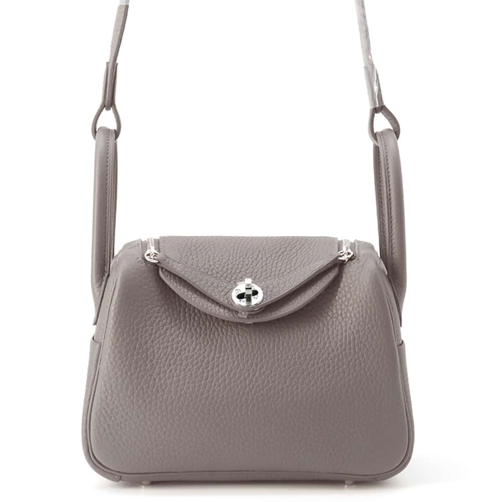 楽天市場】エルメス リンディ ミニ グリメイヤー/シルバー金具