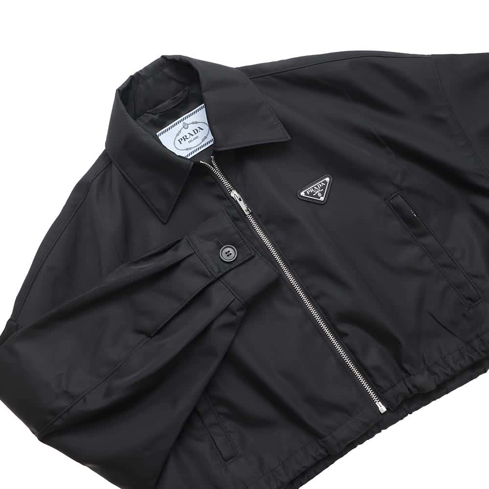楽天市場】プラダ ジャケット Re-Nylon クロップド ブルゾンジャケット