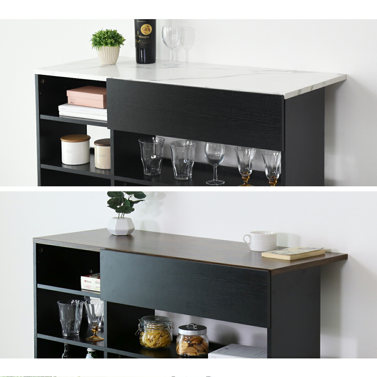 楽天市場】【クーポン15%off 3/1 00時〜24時】 キッチンカウンター