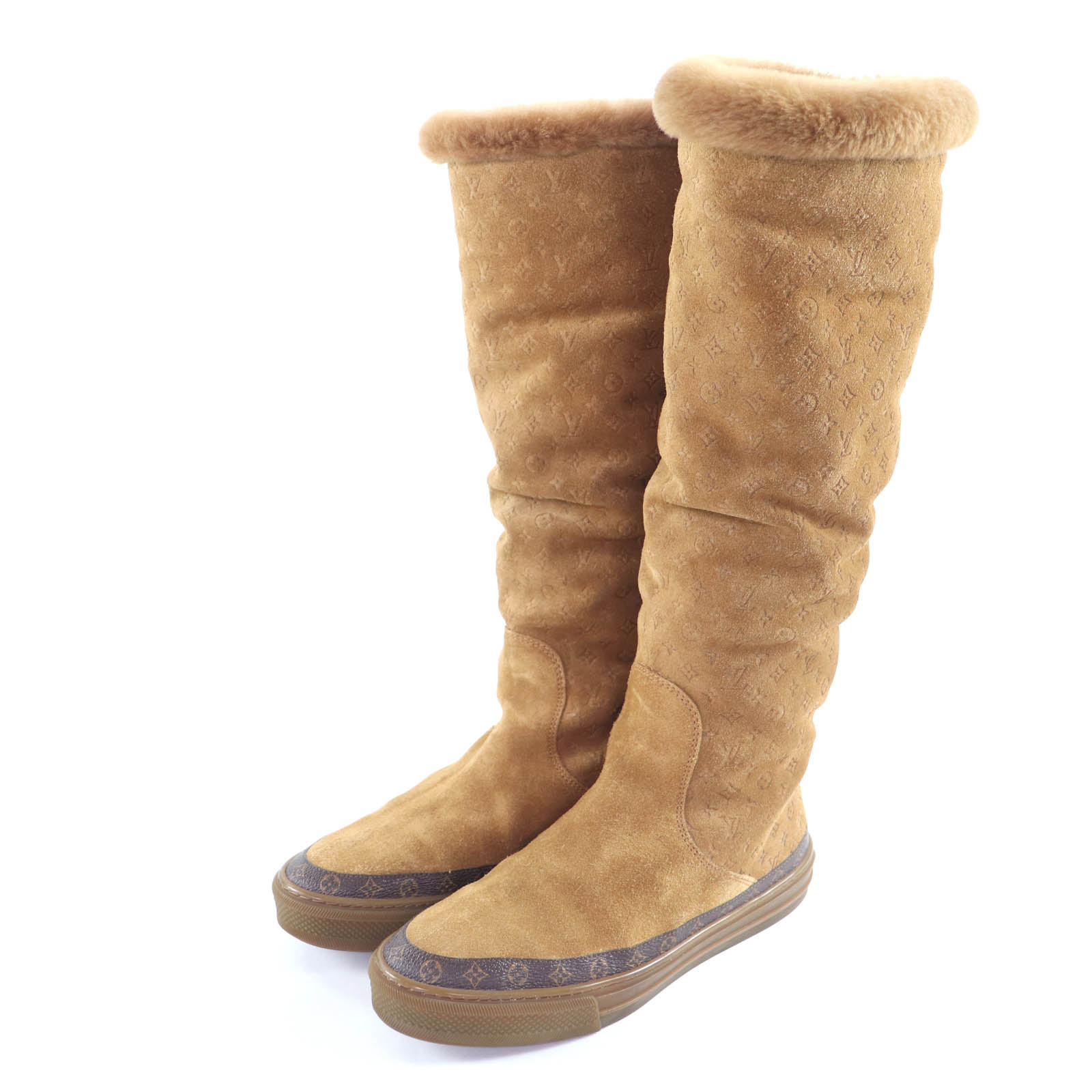 楽天市場】ムートンブーツ（ブランドルイ・ヴィトン）（レディース靴