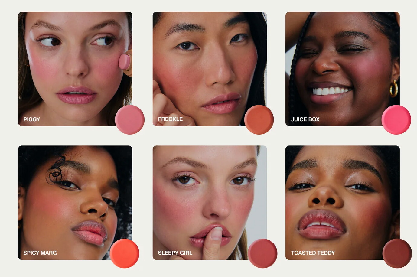 楽天市場】rhode ロード ポケットブラッシュ チーク freckle - neutral