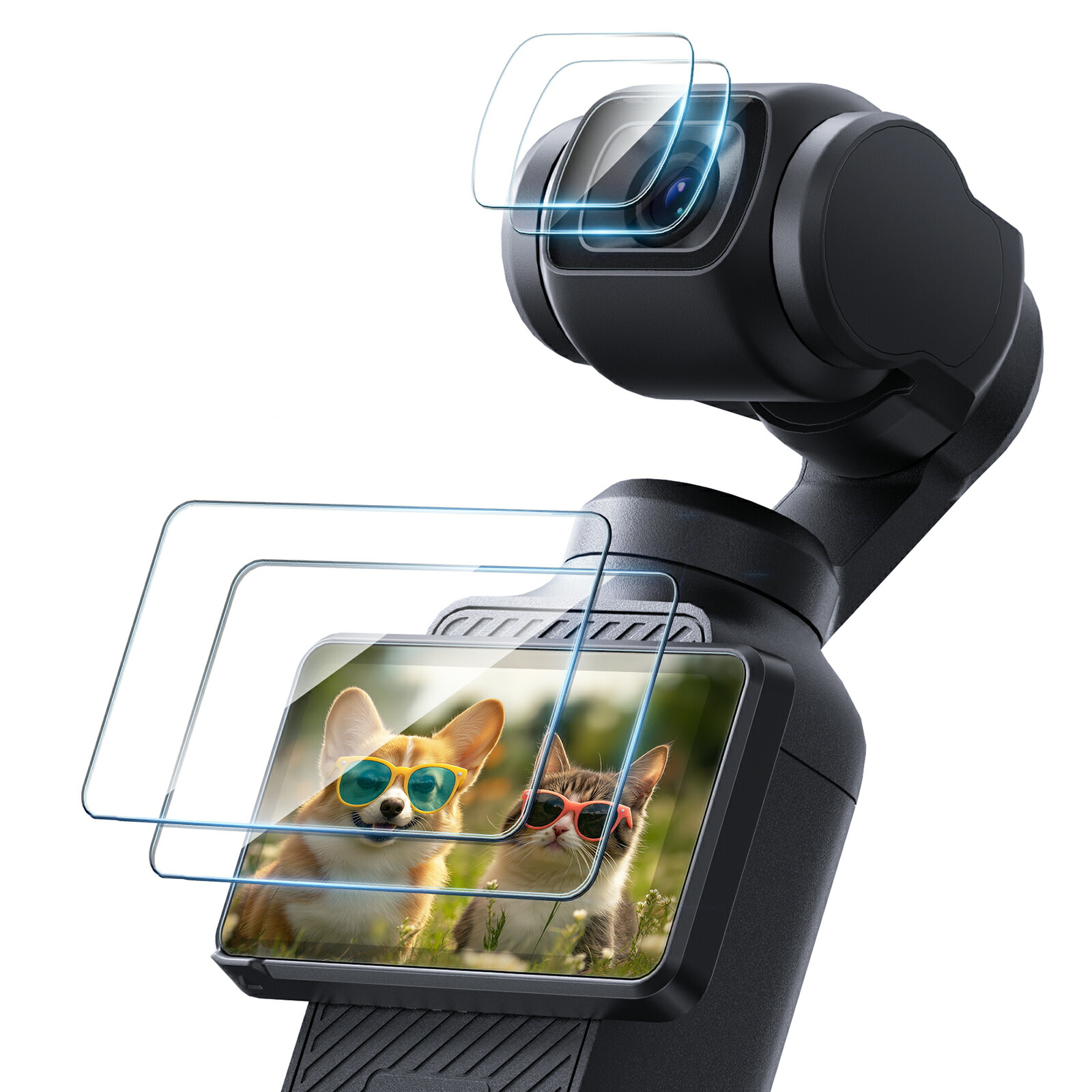 楽天市場】【2+2枚セット 日本製旭硝子素材】llano for DJI Pocket 3