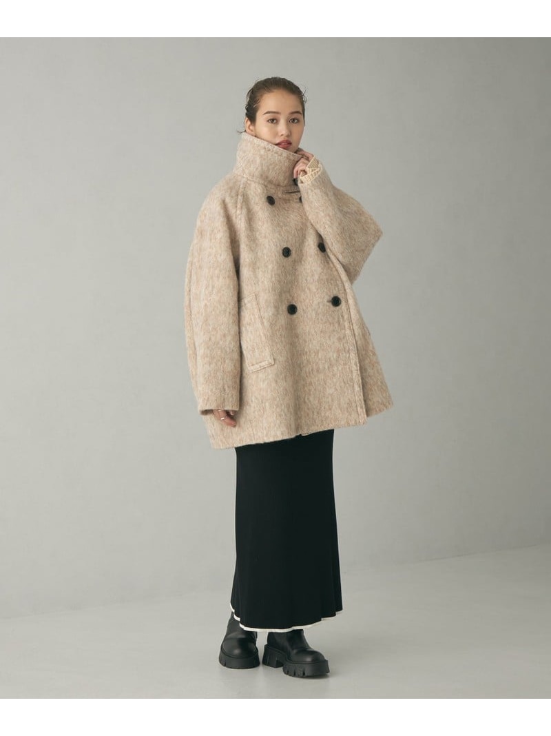 楽天市場】＜EMMEL REFINES＞EM ダブルボタン シャギー コート UNITED