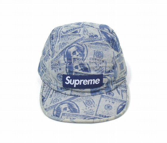 楽天市場】【中古】 SUPREME (シュプリーム) 100 Dollar Bill Camp Cap