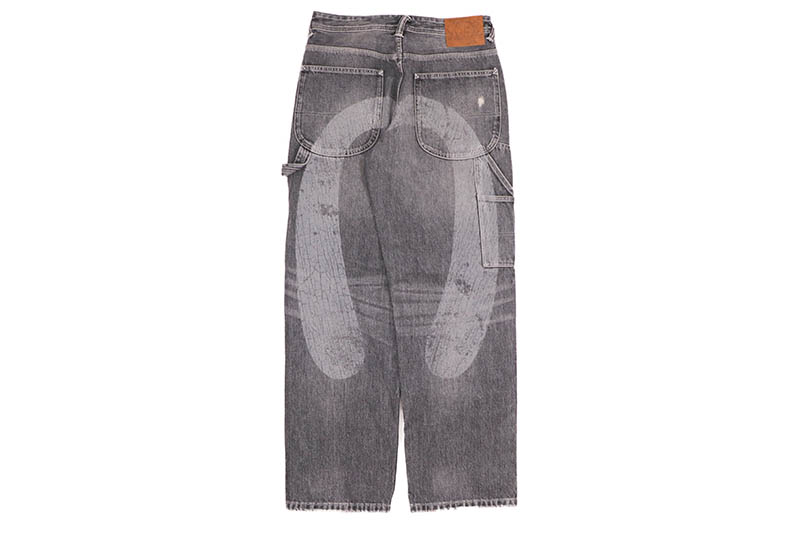 楽天市場】EVISU WASHED AND DISTRESSED DAICOCK PRINT RELAX FIT