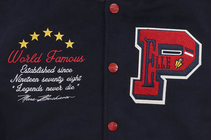 楽天市場】Pelle Pelle VARSITY JACKET (322-37474-NVY:NAVY)ペレペレ