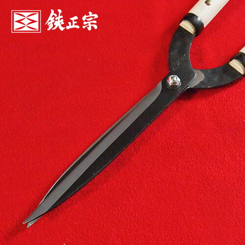 楽天市場】□鋏正宗 京型葉刈鋏 195mm (No.105) ネジ式 裏スキ 安来鋼