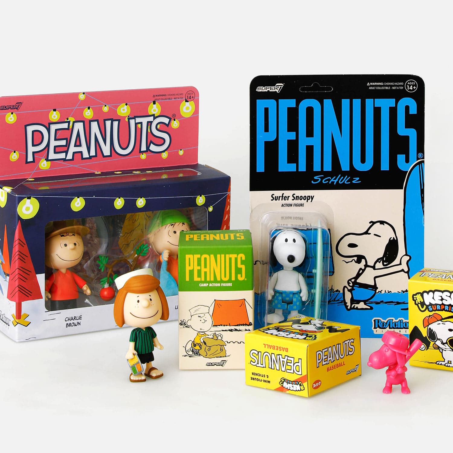 楽天市場】Super7 Peanuts Keshi Surprise - Baseball Flat スーパー7