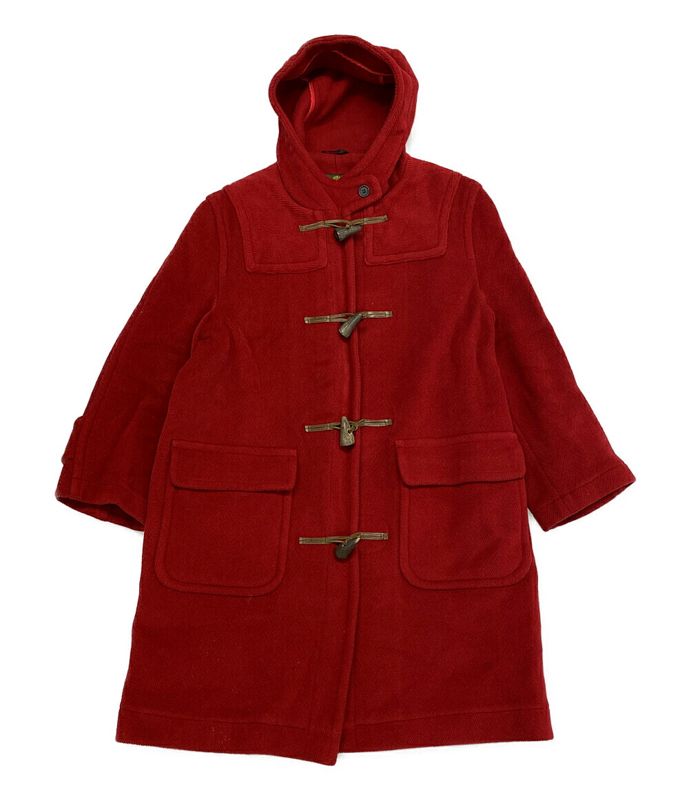 楽天市場】【中古】 グレンフェル ダッフルコート レッド レディース