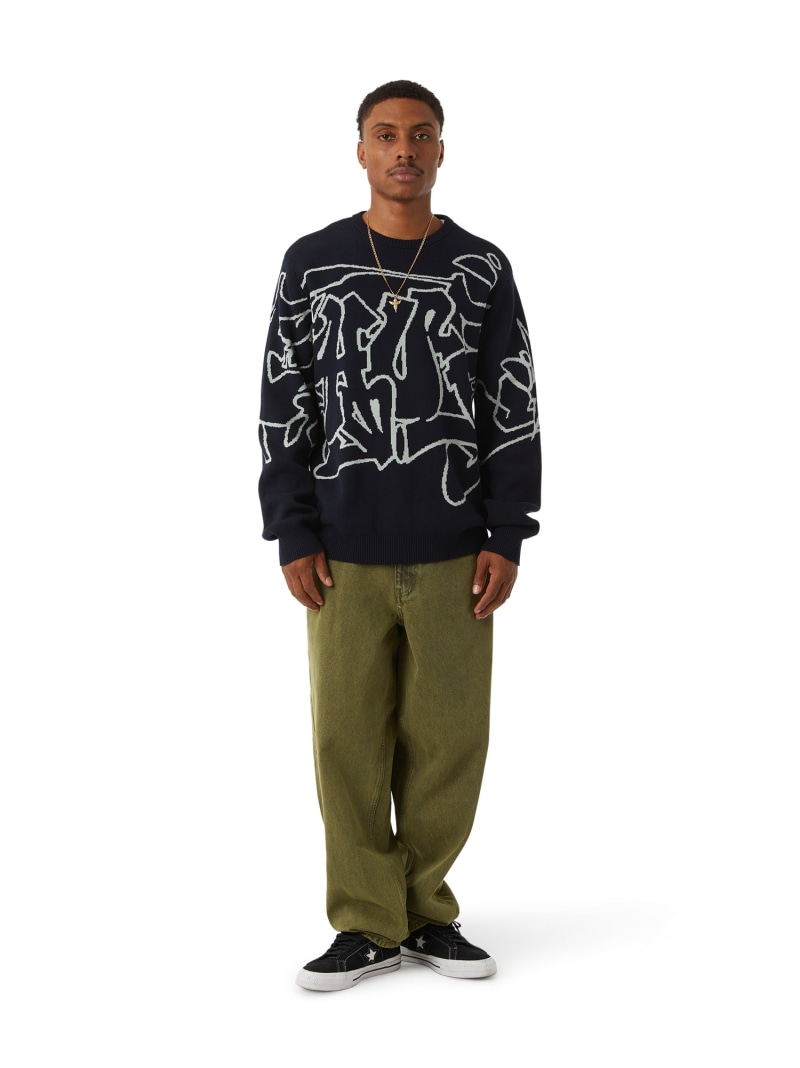 楽天市場】OUTLINES CREWNECK SWEATER / ハフ セーター HUF ハフ