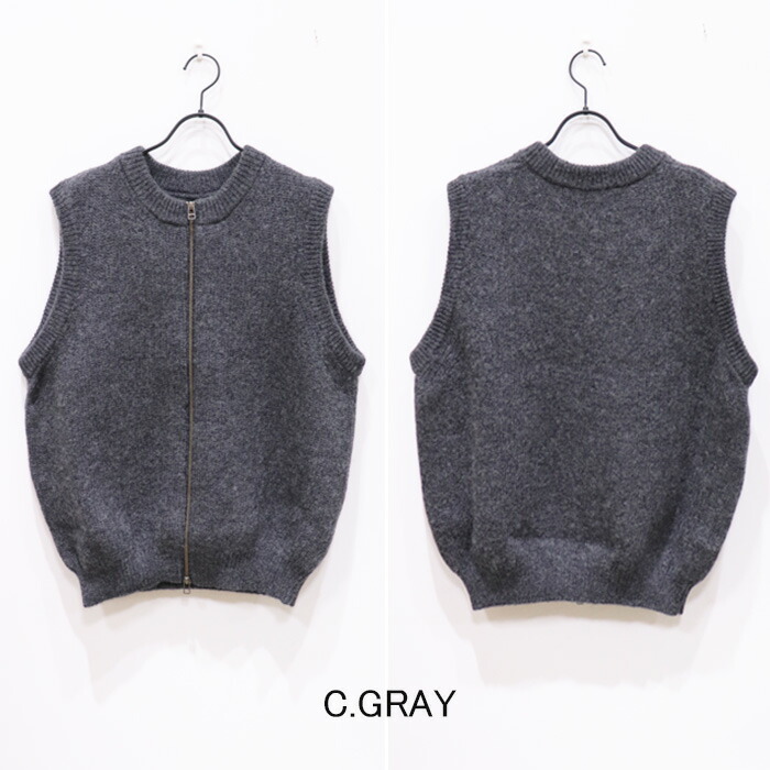 楽天市場】crepuscule（クレプスキュール）L-G ZIP-UP VEST 2403-020