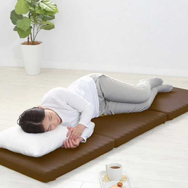 楽天市場】西川 ごろ寝マット 省スペース 60×180×6cm 三つ折り ごろ寝